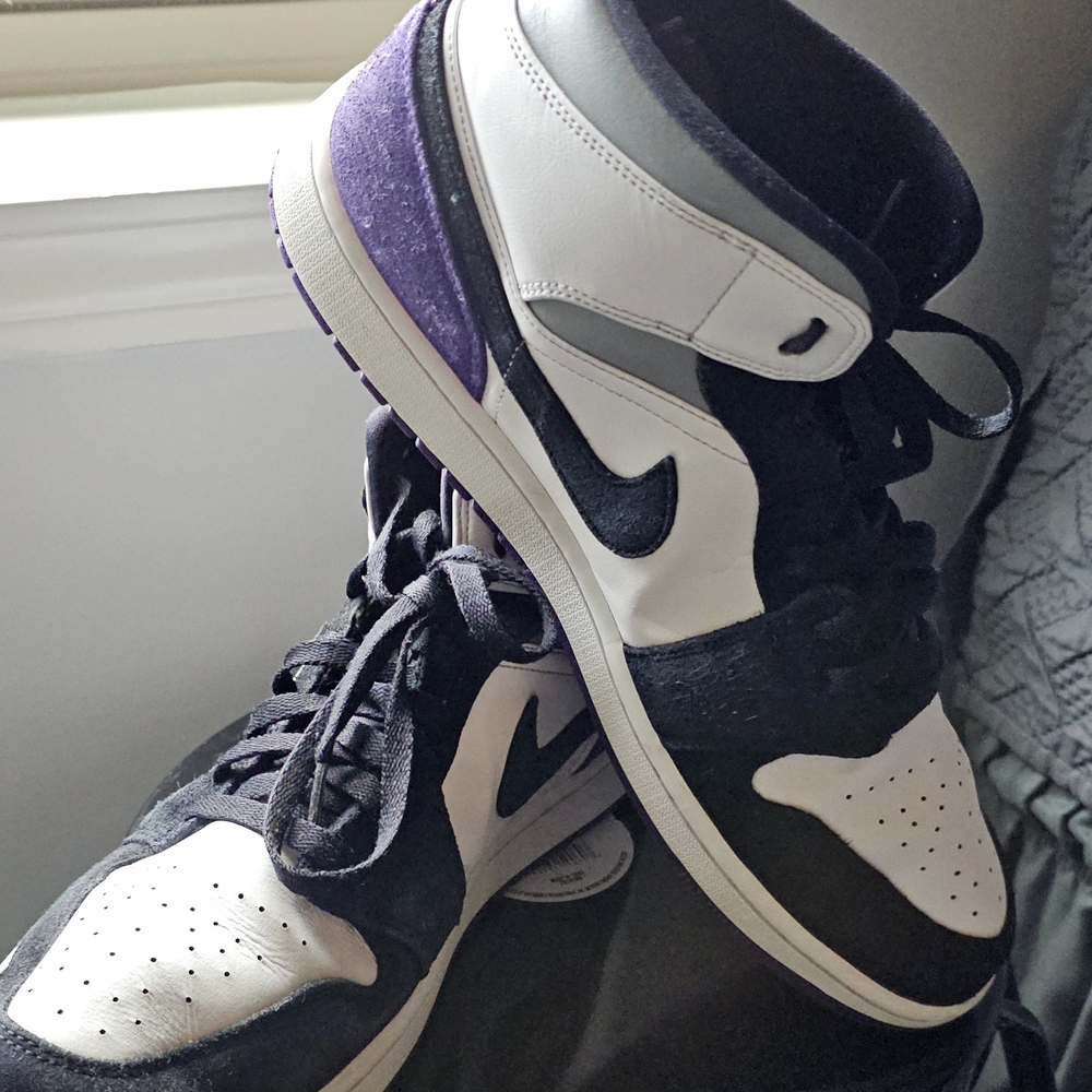 Jordan Black and White Sneakers with Iconic Design